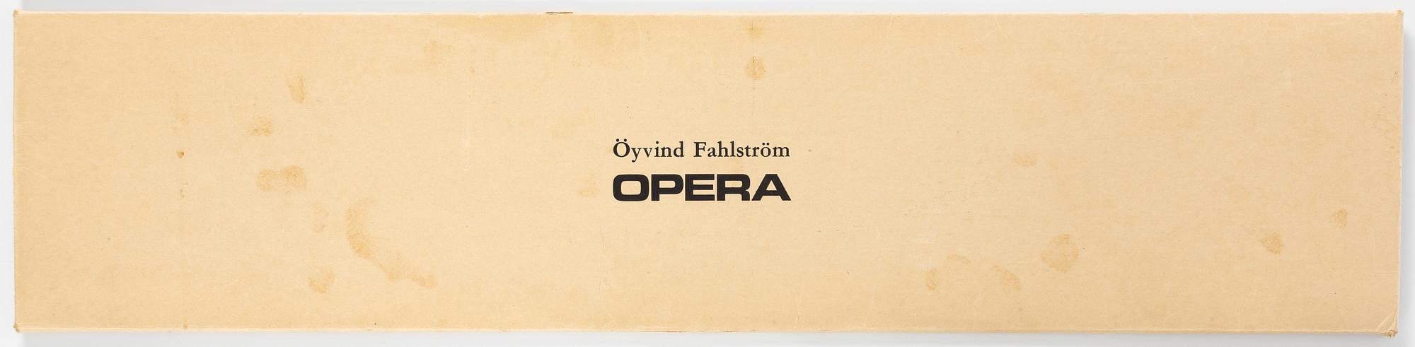 Öyvind Fahlström, "Opera".