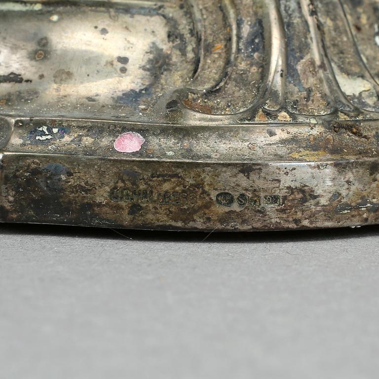 KANDELABER, silver, C.G. Hallberg, Stockholm 1930.