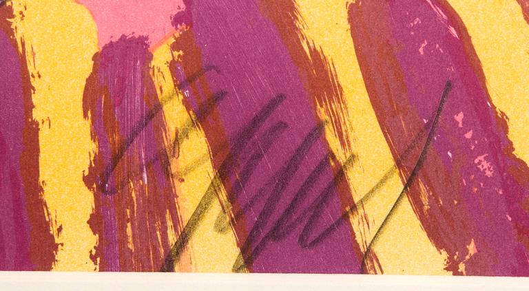 Karel Appel, lithograph signed and numbered 92/195.