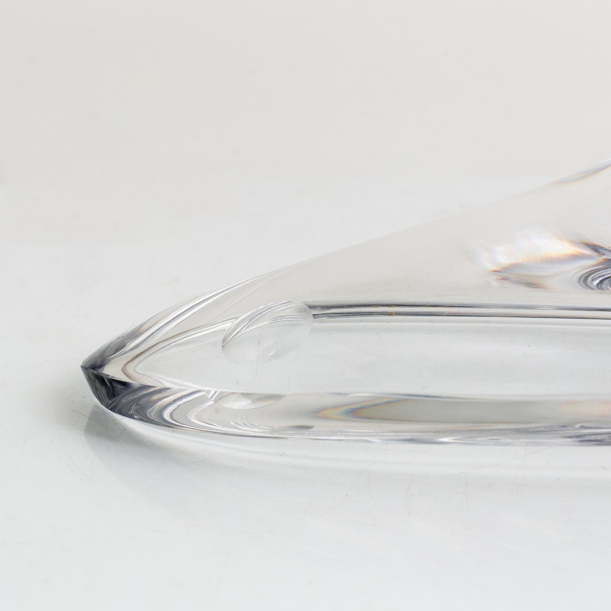 Vicke Lindstrand, a glass bowl, Kosta.