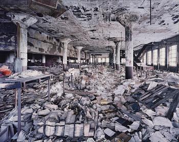 187. Yves Marchand & Romain Meffre, "Book Depository, ex Roosevelt Warehouse, Detroit", 2007.