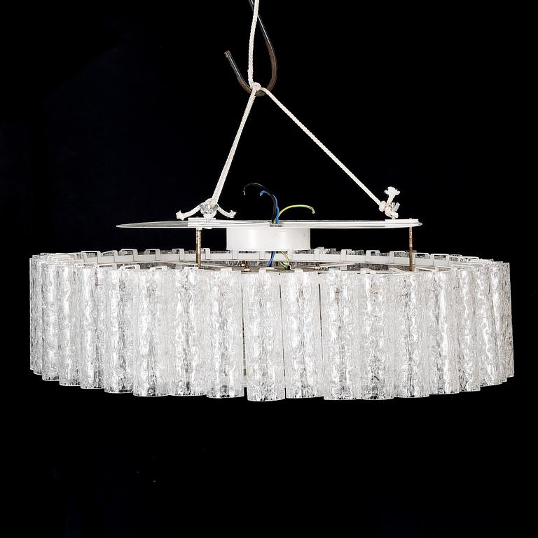 A 1960/70s ceiling lamp by Doria Lichtenwerken. Height approx 20 cm.
