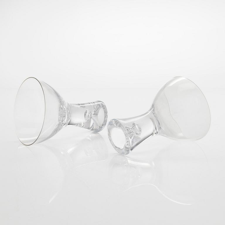 Tapio Wirkkala, champagneglas/ efterrättsskålar, 12 st  "Tapio" modell 2101. Iittala.