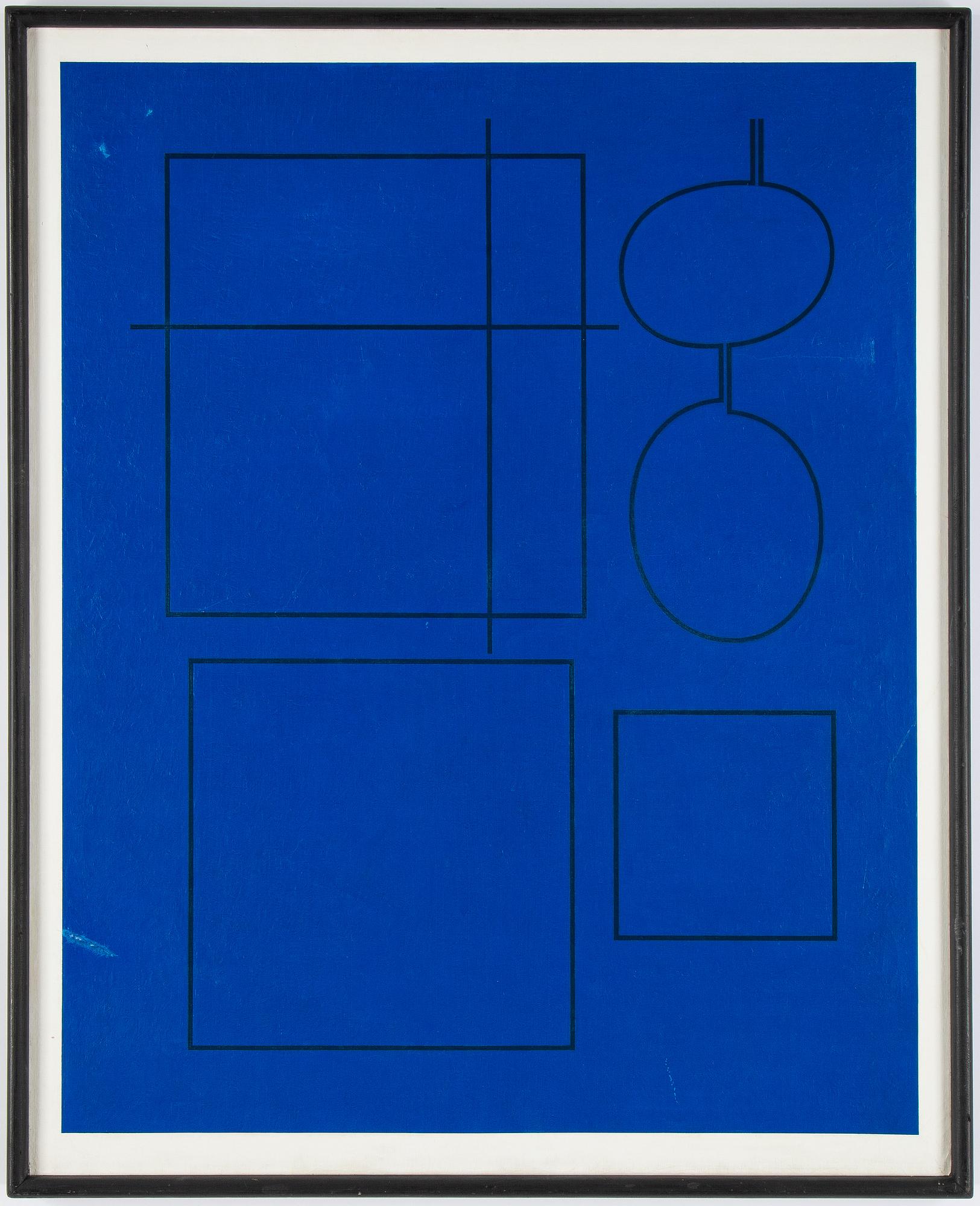 Ole Schwalbe, oil on canvas, signed and dated 1962 on verso.