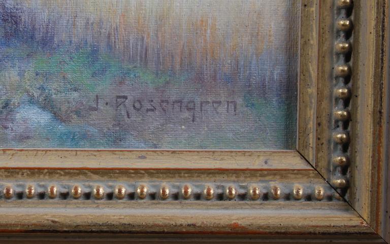 ROSENGREN, JEAN. Olja på duk, sign.