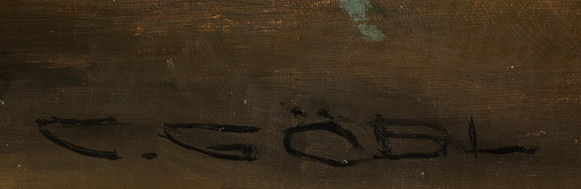 CAMILLA GÖBL-WAHL, olja på duk, signerad.