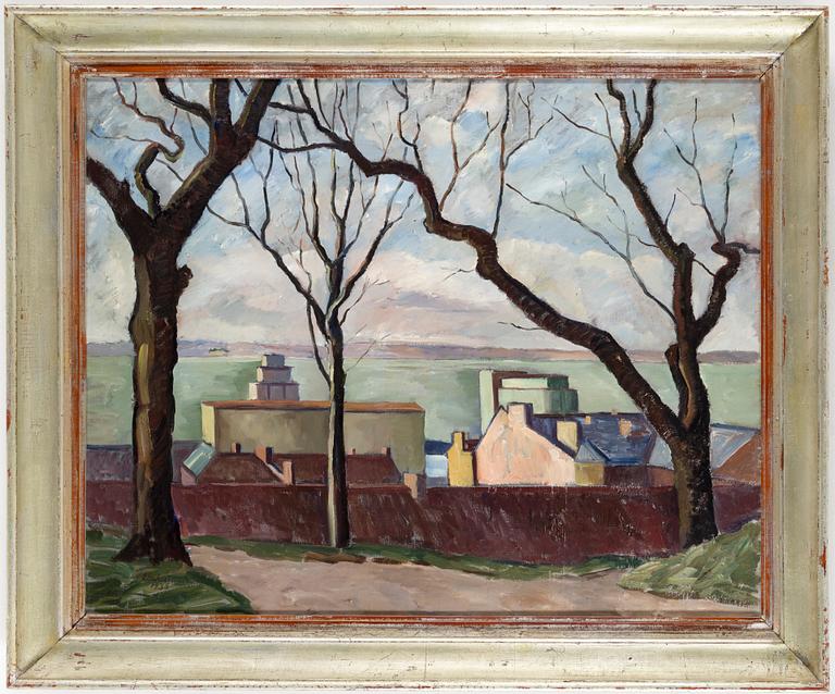 ESTER GEHLIN, oil on canvas, signed and dated 1938.