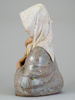 FIGURIN, stengods, Juana Devis, Lladro, Spanien, 1900-tal.