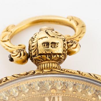 James Murray, Royal Exchange, London 1829. An 18K gold key wind open face pocket watch.