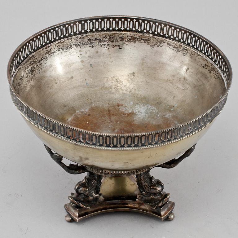 SKÅL, nysilver, empirestil, 1900-tal.