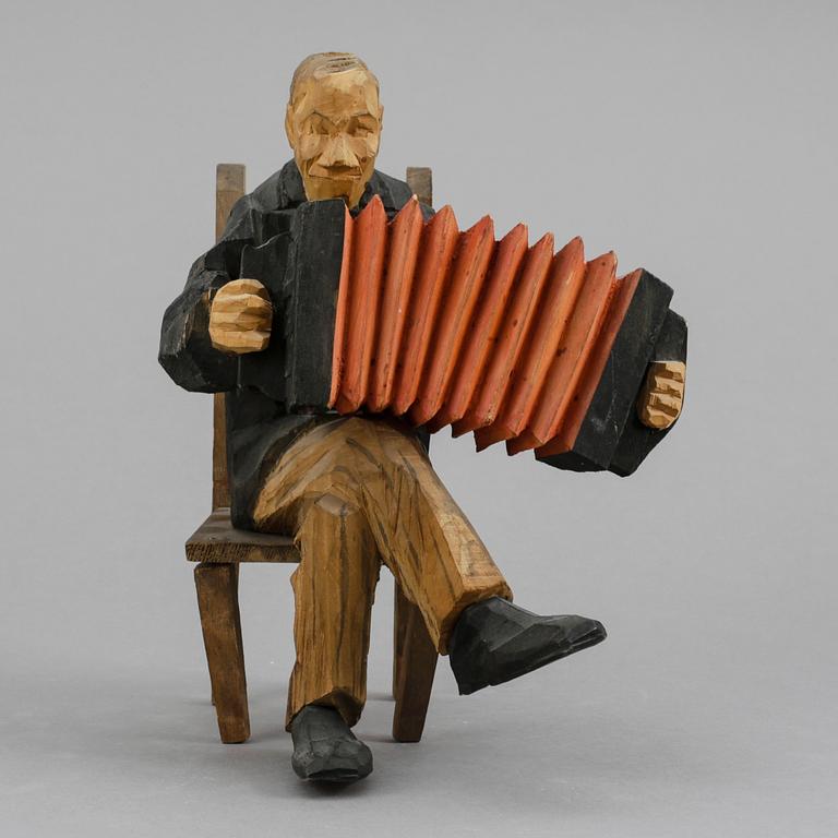 AXEL PETERSSON DÖDERHULTARN, träskulptur, signerad.