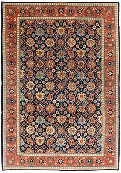 296. A Tabriz carpet of Harshang design, c. 353 x 250 cm.