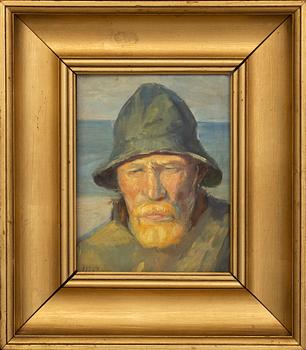 Michael Ancher, oil on board, signed with monogram.