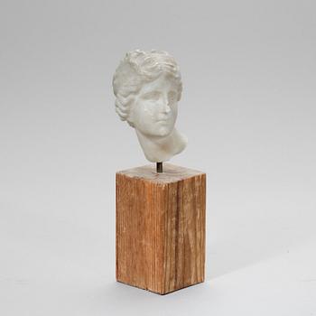 OKÄND KONSTNÄR, skulptur, marmor. Troligen 1800-tal.