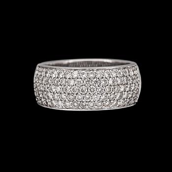 1051. A brilliant cut diamond ring, 1.48 ct.