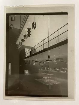Edward Hald, taklampa, Orrefors 1930-tal.