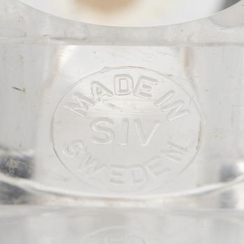 Siv Lagerström, tre ringar, akrylplast, 1970-tal.