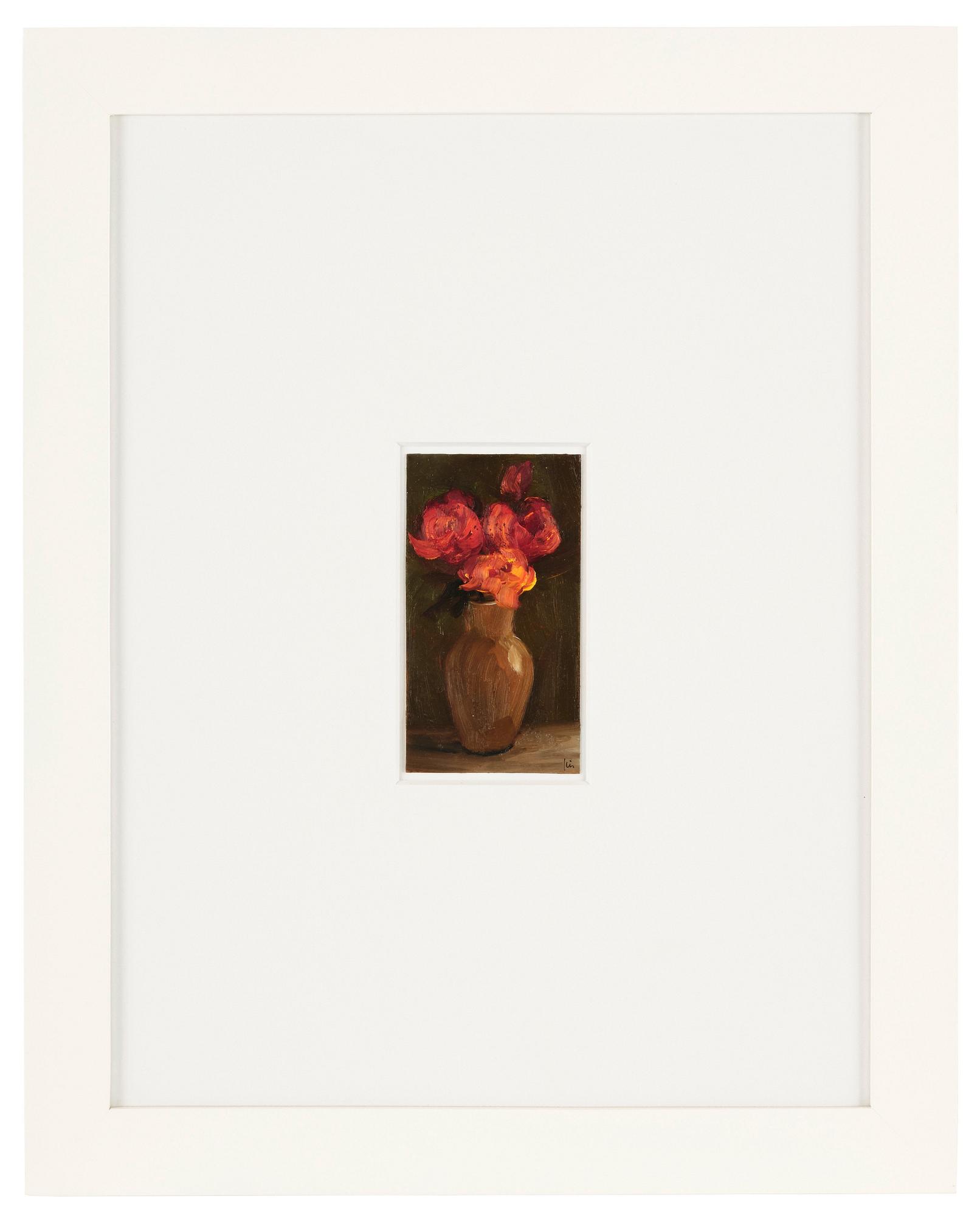Peter Frie, 'En blomma till Tomas Tranströmer / Blumen für Tomas Tranströmer'.
