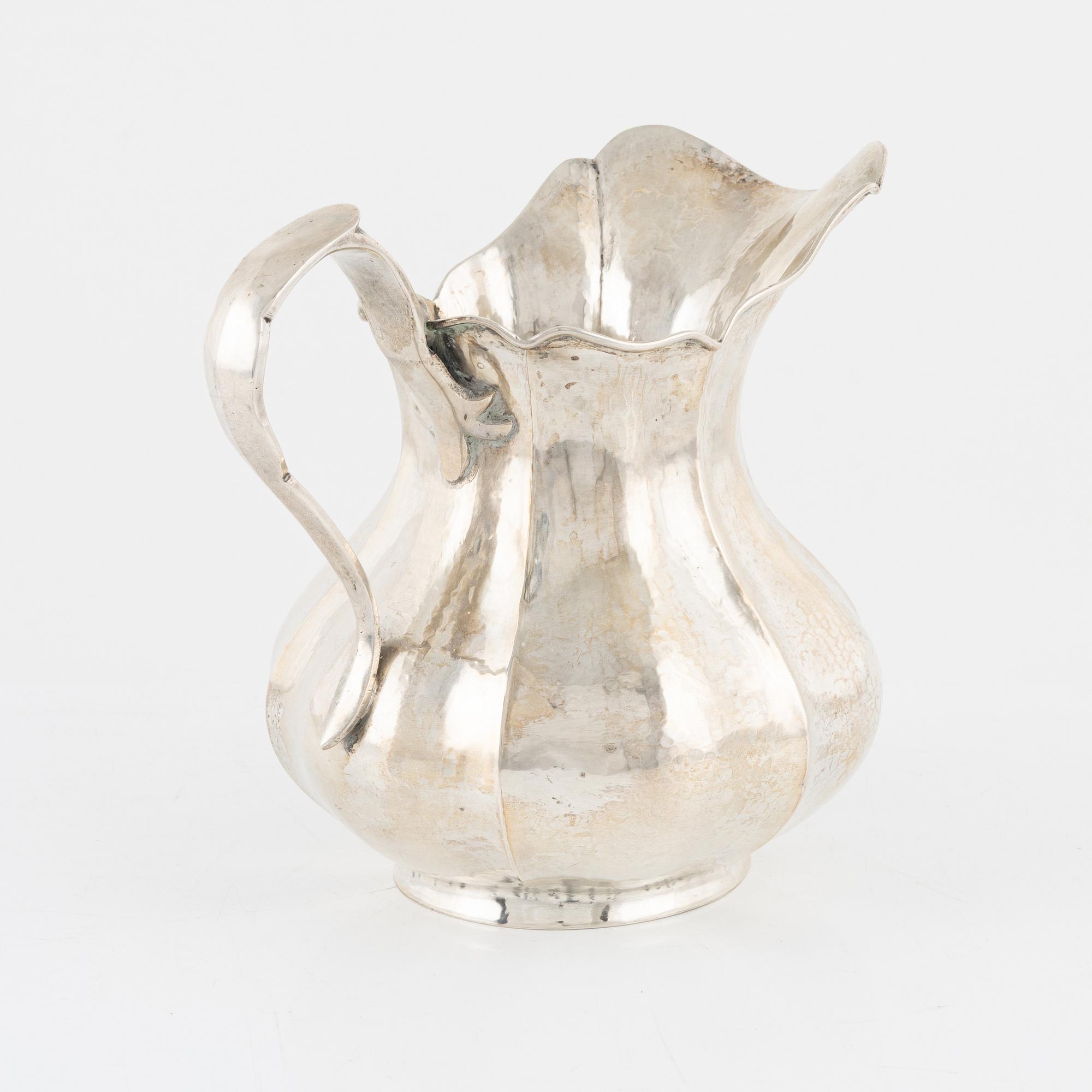 Tillbringare, silver, Italien, 1900-tal.