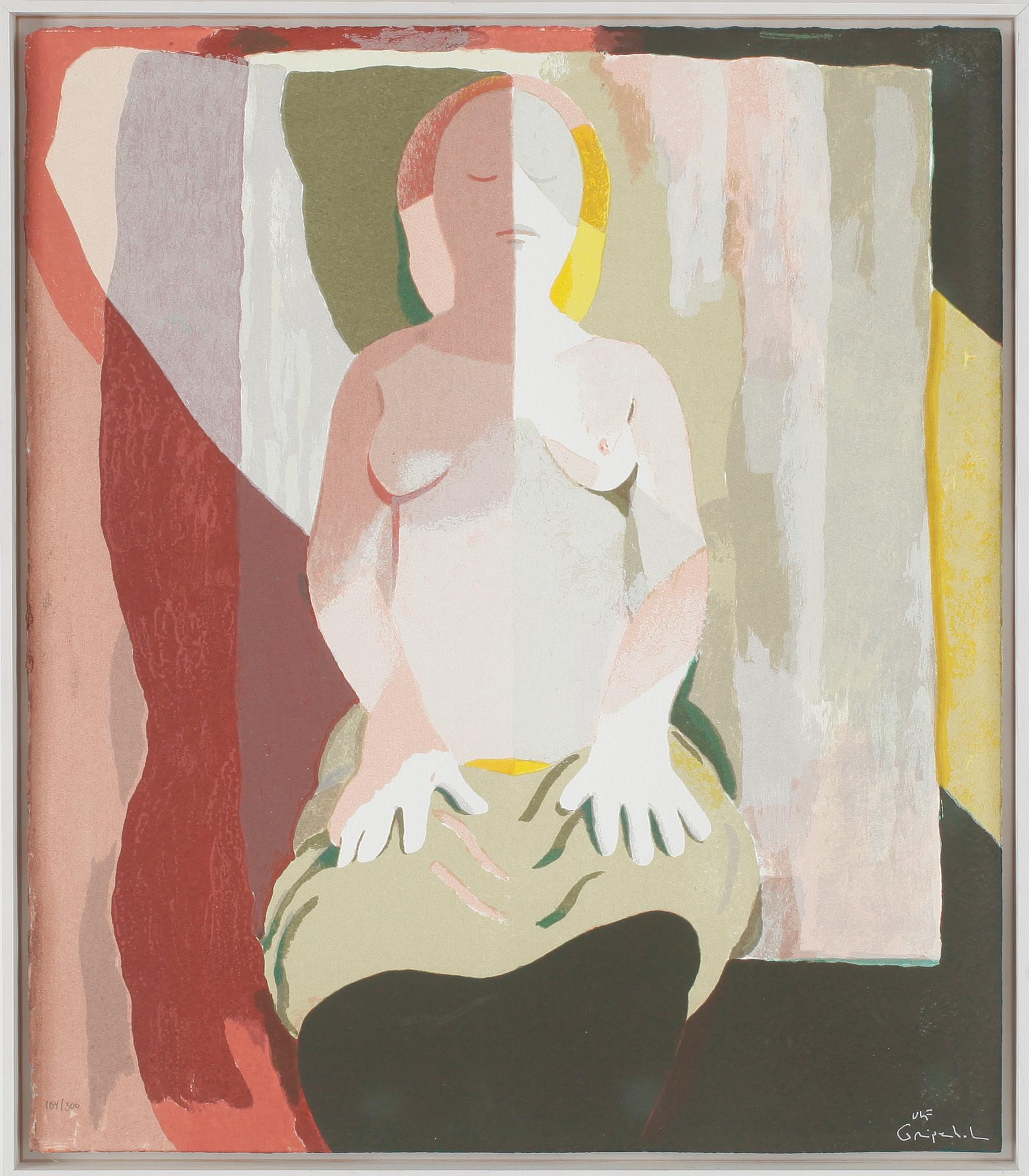 ULF GRIPENHOLM, färglitografi, signerad, numrerad 104/300.