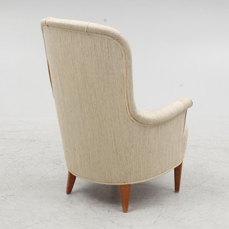 Carl Malmsten, a 'Marino' armchair, second half of the 20th Century.