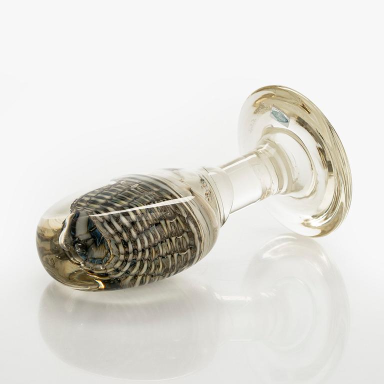 Oiva Toikka, glasskulptur, signerad Oiva Toikka Nuutajärvi Notsjö.