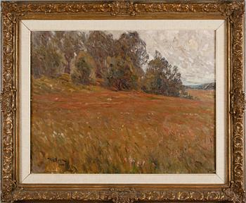 WILHELM BEHM, olja på duk, signerad och daterad 1900.