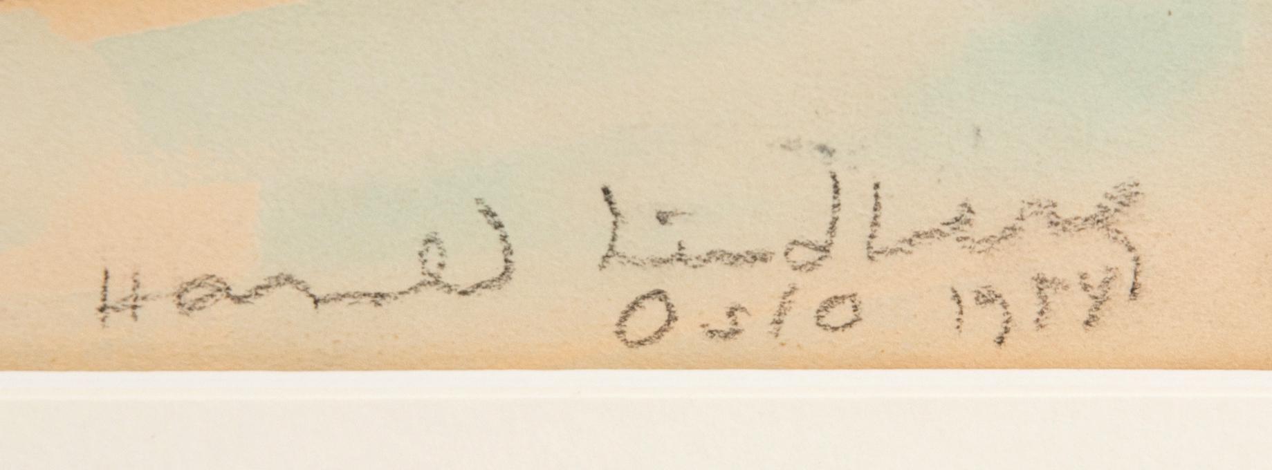 Harald Lindberg, "Harbour Scene Oslo".