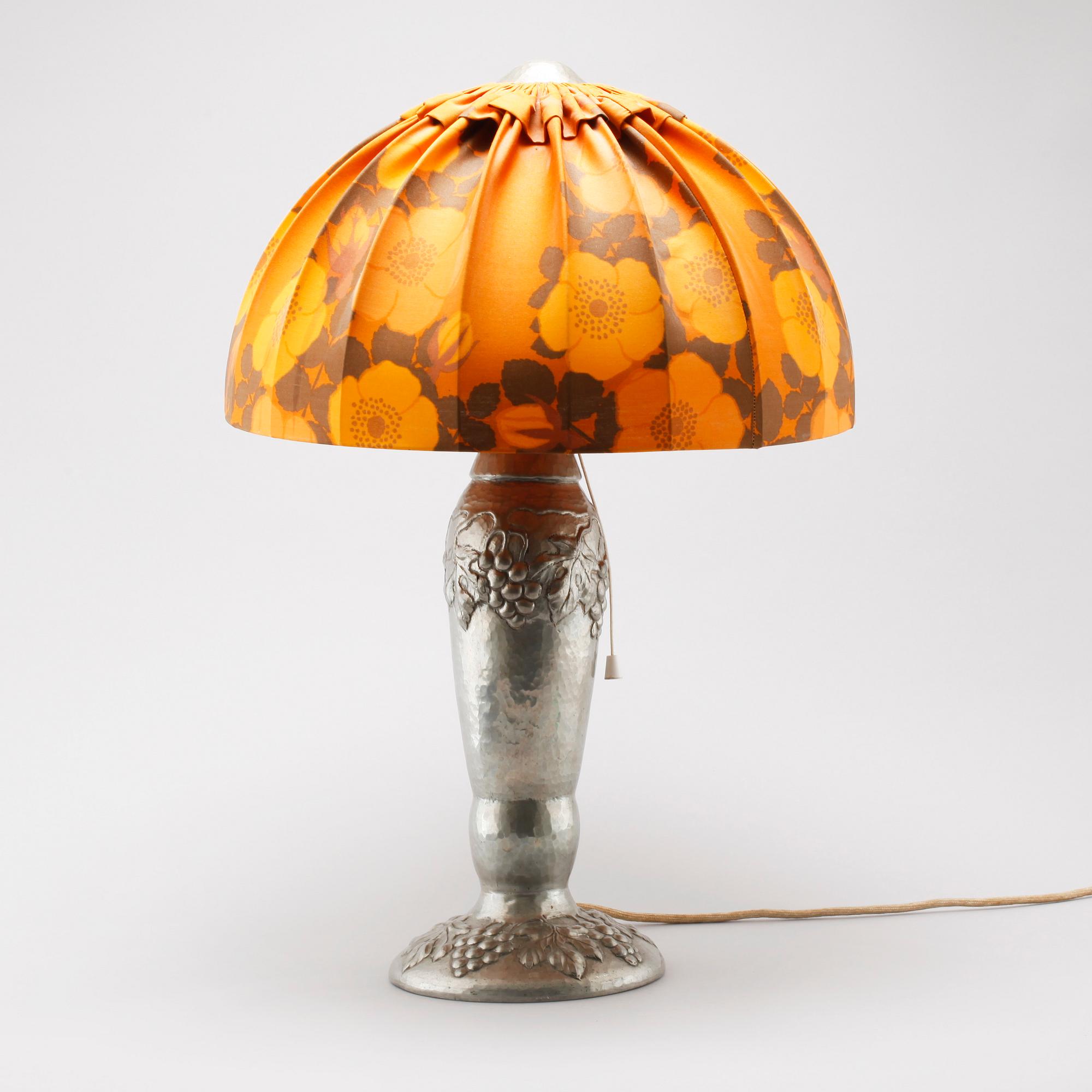 BORDSLAMPA, HJ Göransson, Göteborg, tidigt 1900-tal.