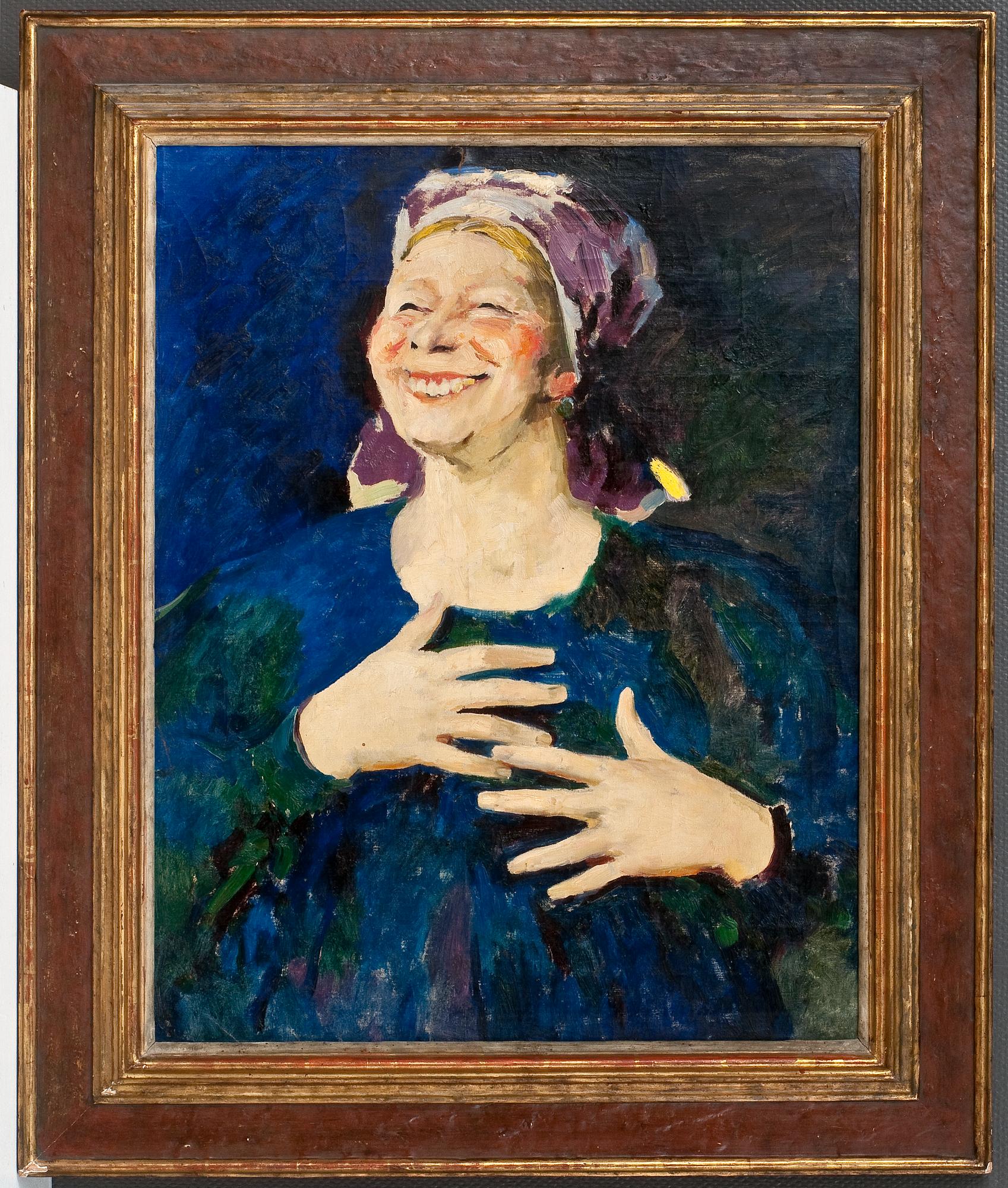 Filip Andreevic Malyavin, LAUGHING GIRL.