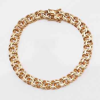 ARMBAND, 18K guld, svenska stämplar, 1965. Vikt ca 22 g.