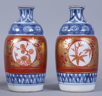 PARTI PORSLIN, 9 delar, Kina o Japan. 1800-/1900-tal.