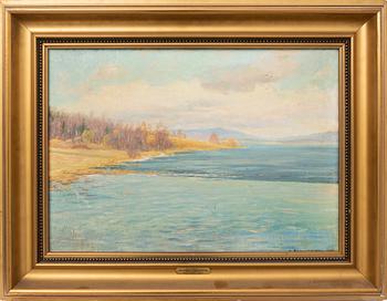 Anshelm Schultzberg, oil on canvas laid on panel signed and dated 1894.