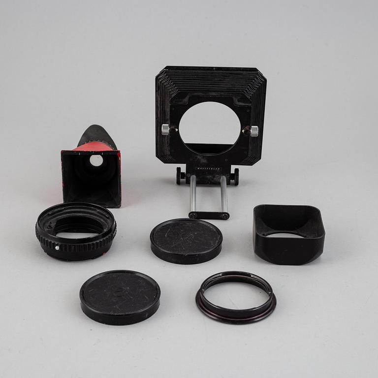 A Hasselblad 500 C/M camera.