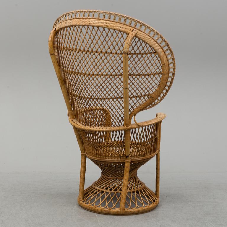 A second half of the 20th century rattan chair.