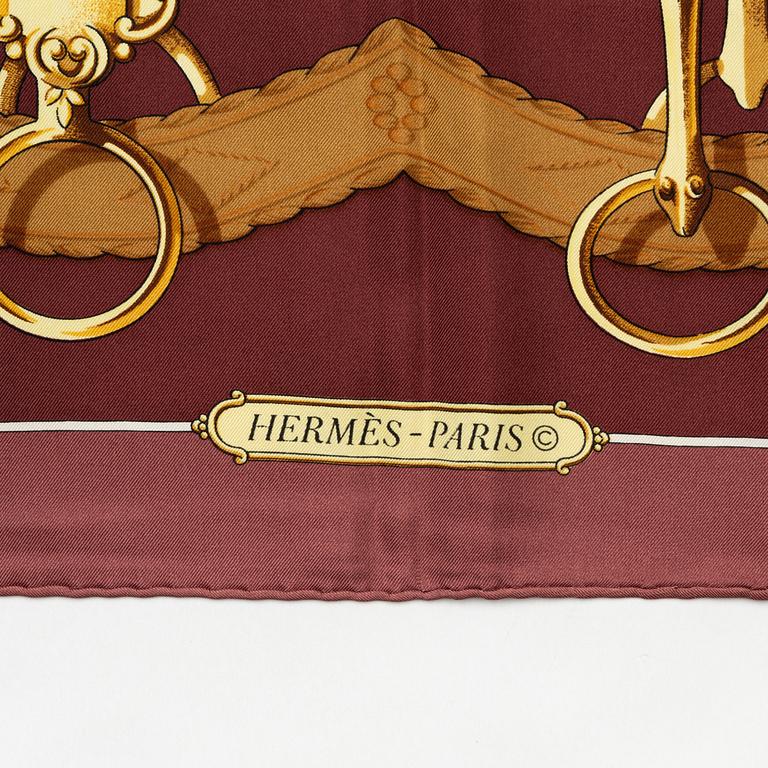 Hermès, scarf, "Profile Sellier".