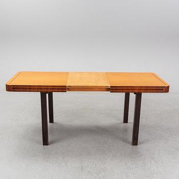 A birch dining table, 1930's.