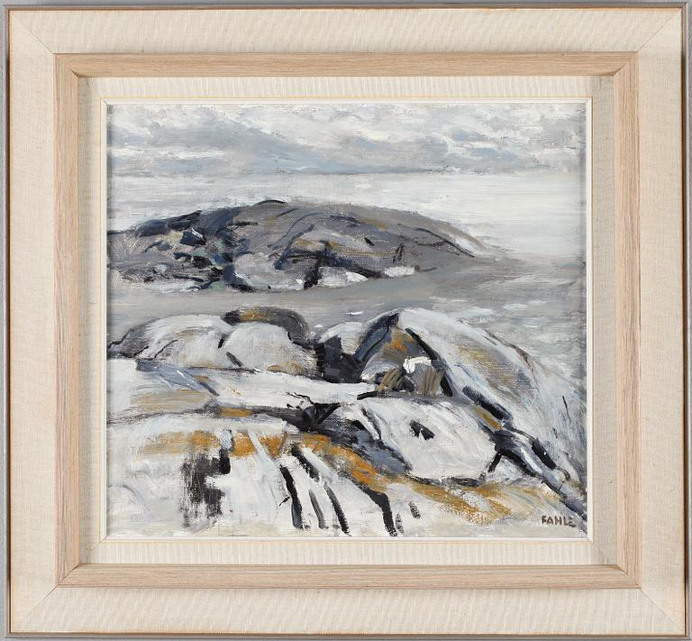 GUSTAF ADOLF FAHLE, olja på duk, signerad.