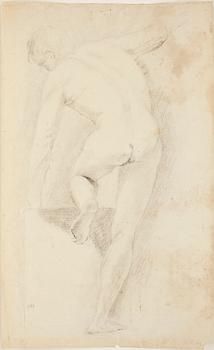 PER KRAFFT D.Y., kol på papper, samt OKÄND KONSTNÄR, kol på papper, 1700-tal.