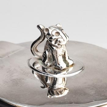 William Spratling, a four-piece silver tea- and coffee set, "Jaguar", mark of William Spratling Silver, Taxco Mexico circa 1956-60.