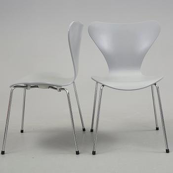 STOLAR, 6 st, "Sjuan", Arne Jacobsen, Fritz Hansen.
