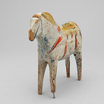 DALAHÄST, allmoge, Hälsingland, omkring år 1900.