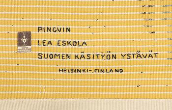 Lea Eskola, ryijy, malli Suomen Käsityön Ystävät. Noin 188 x 123 cm.