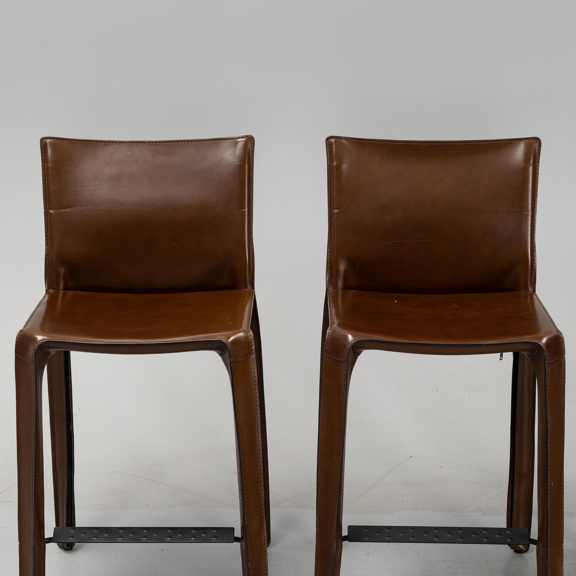 Mario Bellini, barstolar, 4 st "410 CAB" för Cassina, Italien, 2000-tal.