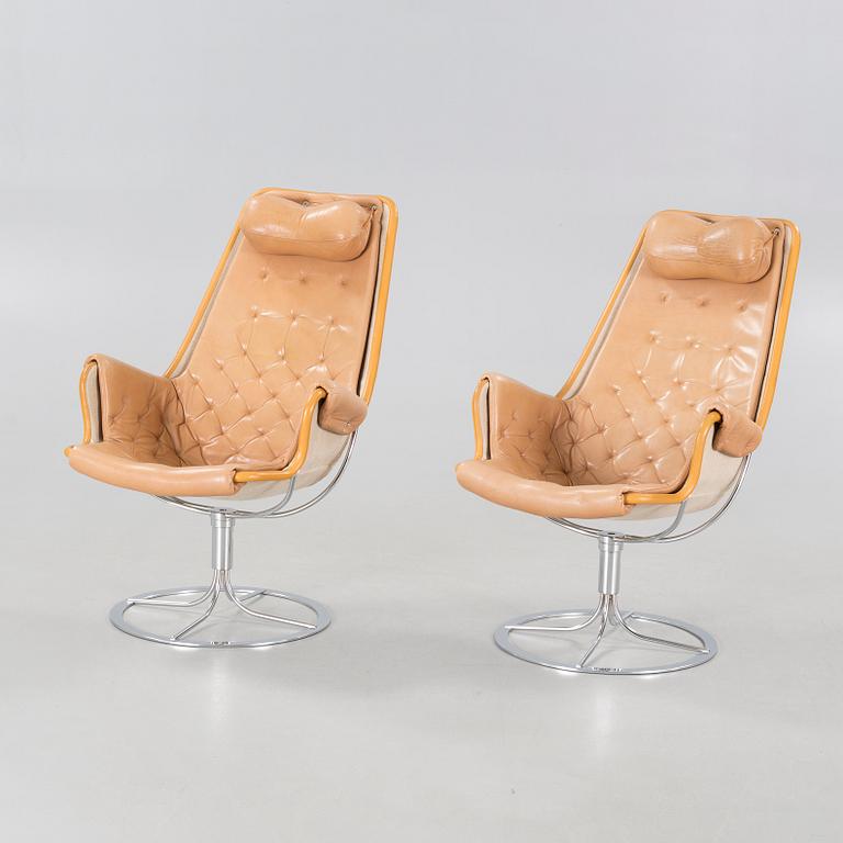 A pair of "Jetson" chairs, designed by Bruno Mathsson, Dux, 20th cenutry.