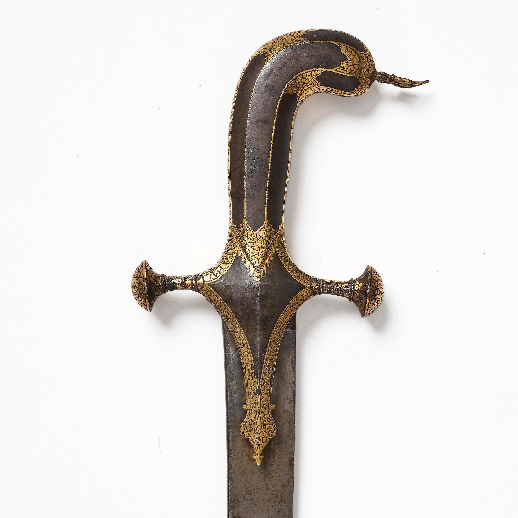 A 17th century watered-steel Shamshir, by Asadullah Isfahani, Safavid dynasty,