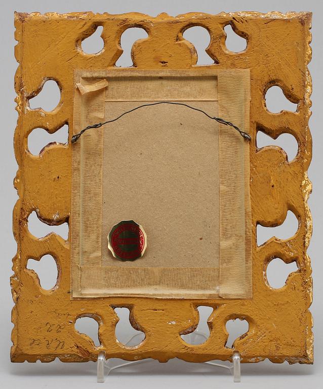 OKÄND KONSTNÄR, porslinsmålning, 1900-tal.