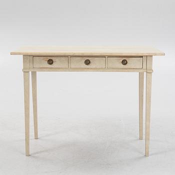 A Gustavian style side table, around 1900..