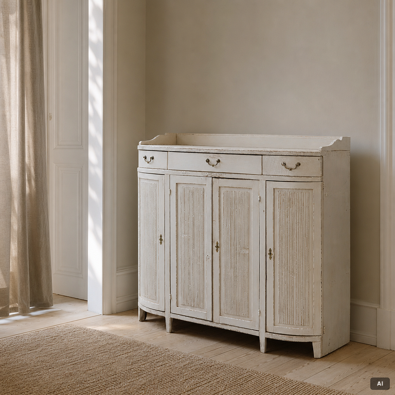 Sideboard, late Gustavian, 19th century.