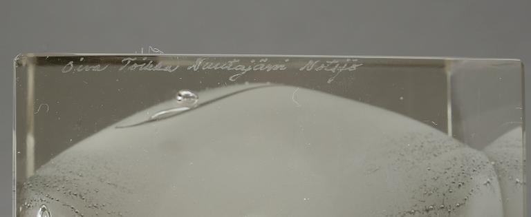 KUB, glas, Oiva Toikka, Notsjö, signerad.